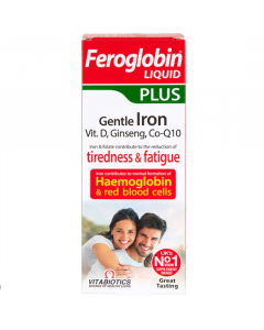 Vitabiotics Feroglobin Plus Liquid Συμπλήρωμα Σιδήρου για Ενήλικες & Παιδιά 200ml