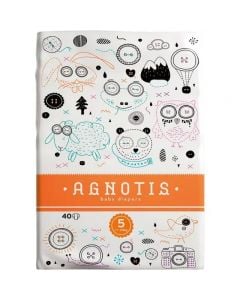 Agnotis Βρεφικές Πάνες No5 (11-25kg) 40τμχ
