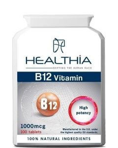 Heathia B12 Methylcobalamin 1000mcg 120κάψουλες Συμπλήρωμα Διατροφής με Βιταμίνη Β12