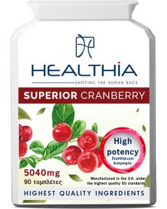 Healthia Superior Cranberry 5040mg 90ταμπλέτες για την Προστασία του Ουροποιητικού