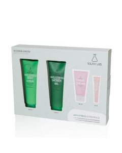 Youth Lab Promo Blooming Garden Anti-Stress Αφρόλουτρο 200ml & Γαλάκτωμα Σώματος 200ml & Κρέμα Χεριών 50ml & Lip Plump Nude 10ml