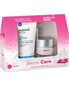 Panthenol Extra Promo Pack Beauty Care Κρέμα Ημέρας SPF15 50ml & Ζελέ Καθαρισμού Προσώπου 150ml