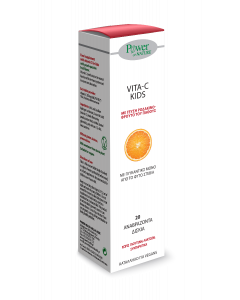 Power Health Vita - C Kids 20 Αναβράζοντα Δισκία Συμπλήρωμα διατροφής με βιταμίνη C για παιδιά με γλυκαντικό από το φυτό stevia