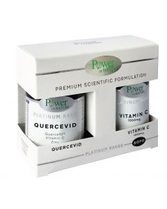 Power of Nature Promo Platinum Range Quercevid για Ενίσχυση του Ανοσοποιητικού 30κάψουλες & Δώρο Vitamin C 1000mg 20ταμπλέτες