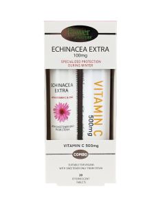 Power Health Echinacea Extra 100mg 20 Effervescent Tabs +Vitamin C 500mg 20 Effervescent Tabs
