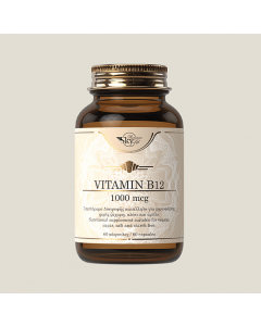 Sky Premium Life Vitamin B12 1000mcg 60 Caps Συμπλήρωμα Διατροφής με Βιταμίνη Β12 & Φολικό Οξύ