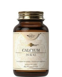 Sky Premium Life Calcium, Vitamin D3 2200IU & Vitamin K2 45mcg Συμπλήρωμα Διατροφής για τα Οστά 60ταμπλέτες