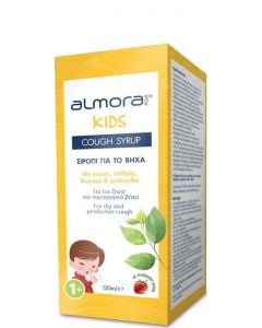 Elpen Almora Plus Kids Cough Syrup 120ml Παιδικό Σιρόπι για τον Ξηρό & Παραγωγικό Βήχα 1y+