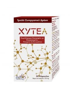 Zwitter Xytea Eye Protection Συμπλήρωμα Διατροφής με Κουρκουμίνη, Πιπερίνη, Κιτικολίνη 30κάψουλες