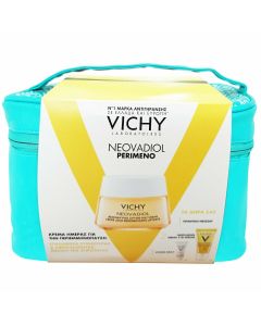 Vichy Promo Neovadiol Perimeno Redensifying Lifting Day Cream Κρέμα Ημέρας για την Περιεμμηνόπαυση 50ml & Δώρο Neovadiol Meno 5 BI-Serum Ορός Προσώπου 5ml &  Capital Soleil UV-Age Daily Αντιρυτιδικό Αντηλιακό SPF50+ 3ml & Νεσεσέρ 1τμχ
