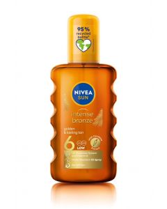 Nivea Sun Carotene Sun Oil Spray SPF6 200ml Λάδι Μαυρίσματος Βιταμίνη Ε & Καροτίνη
