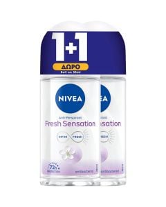 Nivea Promo Fresh Sensation 72h Αντιιδρωτικό Αποσμητικό 2x50ml