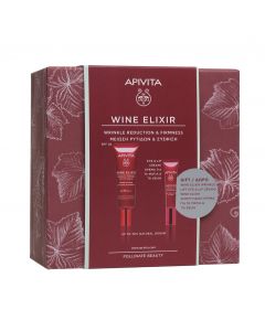 Apivita Promo Wine Elixir Αντιρυτιδική Κρέμα Ημέρας SPF30 για Σύσφιξη & Lifting - Αποχρωματισμός Πανάδων & ΔΩΡΟ Αντιρυτιδική Κρέμα Lifting για Μάτια & Χείλη