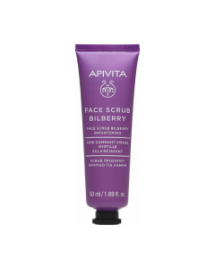 Apivita Face Scrub with Bilberry Κρέμα Απολέπισης για Λάμψη με Μύρτιλλο 50ml