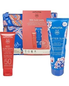 Apivita Promo Bee Sun Safe Hydra Fresh Face Gel-Cream Spf50 50ml + After Sun Cool & Sooth Gel-Cream 100ml