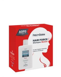 Frezyderm Hair Force Shampoo for Women 200ml Γυναικείο Σαμπουάν για την Τριχόπτωση + ΔΩΡΟ Επιπλεόν Ποσότητα 100ml