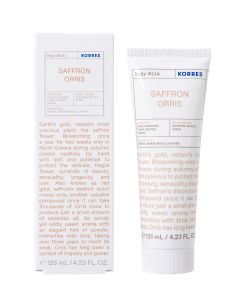 Korres Saffron Orris  Body Milk 125ml Αρωματικό & Ενυδατικό Γαλάκτωμα Σώματος