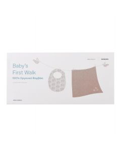 Korres Baby's First Walk Μουσελίνα Φασκιώματος & Σαλιάρα 2τεμάχια
