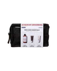 Korres Promo Athenian Grooming Men Care Essentials Bergamot & Leather Κολώνια 100ml & Αντιγηραντική Κρέμα Προσώπου 20ml & Καθαριστικό Προσώπου 20ml