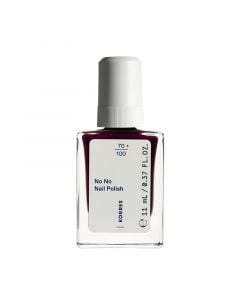 Korres No No Nail Polish 59 Burgundy Red 11ml Βερνίκι Νυχιών με Εφέ Τζελ