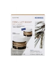 Korres Promo Black Pine Firm + Lift Boost Day + Night με Κρέμα Ημέρας για Σύσφιγξη + Lifting για Κανονικές-Μικτές Επιδερμίδες 40ml & Δώρο Κρέμα Νύχτας 15ml