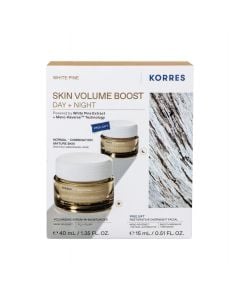 Korres Promo White Pine Skin Volume Boost Κρέμα Ημέρας για Κανονικές & Μικτές Επιδερμίδες 40ml & Δώρο Κρέμα Νύχτας 15ml