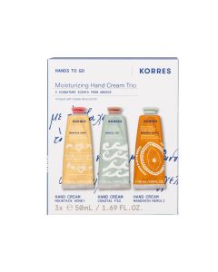 Korres Promo Moisturizing Hand Cream Trio Κρέμα Χεριών Μέλι του Βουνού 50ml & Σύκο 50ml & Μανταρίνι & Άνθη Νεραντζιάς 50ml