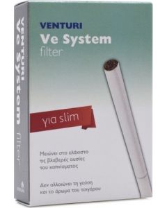 Venturi Ve System Filter 4τμχ Φίλτρα Καπνίσματος για Slim Τσιγάρα