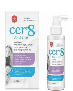 Vican Cer'8 Anti Lice Spray Αγωγή Εξάλειψης Ψειρών & Κόνιδας 125ml