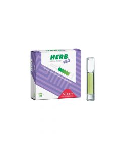 Vican Herb Micro Filter Slim 12τεμ. Πίπες για Slim Τσιγάρο με Φίλτρο από Φυτικά Εκχυλίσματα & Ένζυμα