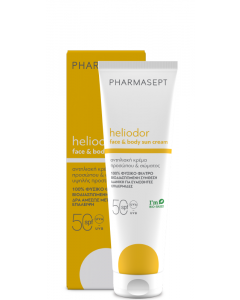 Pharmasept Heliodor Face & Body Sun Cream SPF50 150ml Αντηλιακή Κρέμα Προσώπου & Σώματος