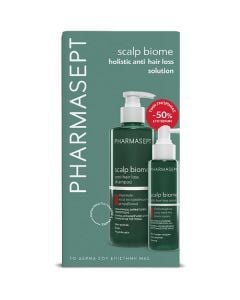 Pharmasept Promo Scalp Biome Holistic Σαμπουάν Κατά της Τριχόπτωσης 400ml & Ορός Κατά της Τριχόπτωσης 100ml