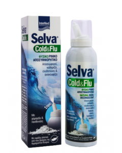 Intermed Selva Cold & Flu Φυσικό Ρινικό Αποσυμφορητικό για Ενήλικες & Παιδιά 2+ 150ml