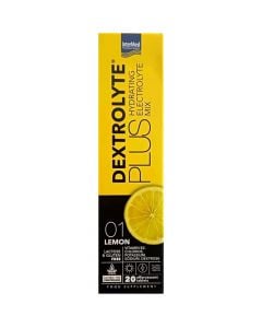 Intermed Dextrolyte Plus Hydrating Electrolyte Mix Lemon Flavored 20eff.Tabs Συμπλήρωμα Διατροφής Για Ενυδάτωση & Αναπλήρωση Ηλεκτρολυτών