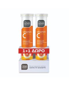 Pharmalead Vitamin C 1000mg 1+1 2x20 Αναβράζοντα δισκία