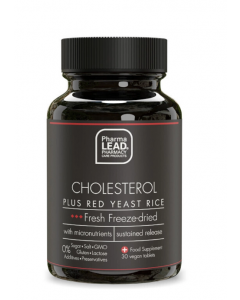 Pharmalead Black Range Cholesterol Plus Κόκκινη Μαγιά Ρυζιού για Εξισορρόπηση Χοληστερόλης & Λιπιδίων 30κάψουλες