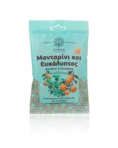 Garden Καραμέλες για το Λαιμό Μανταρίνι & Ευκάλυπτος 60gr