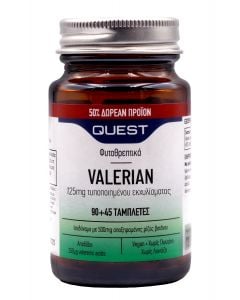 Quest Βαλεριάνα για Αντιμετώπιση Αϋπνίας 83mg 90 + 45 Δωρεάν Ταμπλέτες