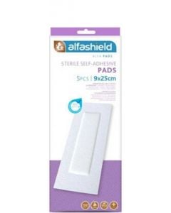 Karabinis Medical Alfashield Αποστειρωμένα Αυτοκόλλητα Επιθέματα 9x25cm 5τμχ