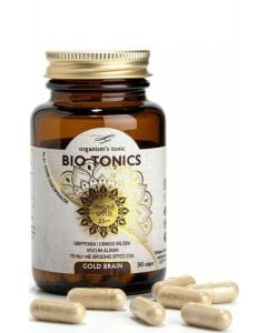 Bio Tonics Gold Brain Συμπλήρωμα Διατροφής για Βελτίωση της Μνήμης 30κάψουλες