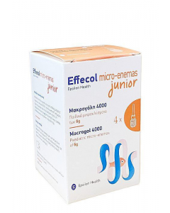 Epsilon Health Effecol Micro-Enemas 4000 Παιδικά Μικροκλύσματα 4x6gr