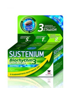 Menarini Sustenium Biorhythm3 Men Πολυβιταμίνη Για Άνδρες 30κάψουλες