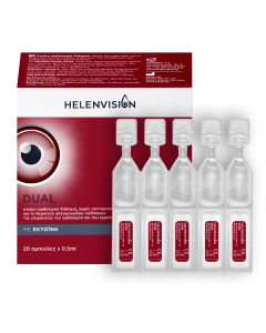 Helenvision Dual Ophthalmic Solution with Ectoine & Hydroxyethylcellulose 20 Ampoules