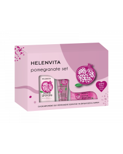 Helenvita Promo Pomegranate Set Γαλάκτωμα Σώματος 300ml & Scrub Σώματος 250ml & Δώρο Κρέμα Χεριών 30ml