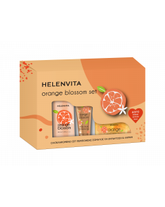 Helenvita Promo Orange Blossom Set Γαλάκτωμα Σώματος 300ml & Scrub Σώματος 250ml & Δώρο Κρέμα Χεριών 30ml