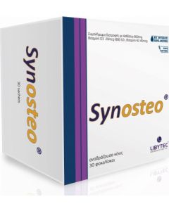 Libytec Synosteo 30sachets Calsium 800mg + Vitamin D3 20mcg (800iu) + Vitamin K2 45mcg