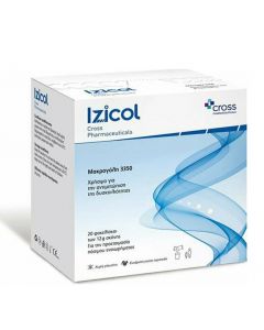 Cross Pharmaceuticals Izicol Μακρογόλη για Αντιμετώπιση  Δυσκοιλιότητας 20x12gr