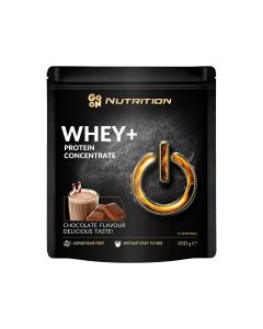 Go On Nutrition Whey+ Protein Concentrate Chocolate Flavored Drink Powder 450g
