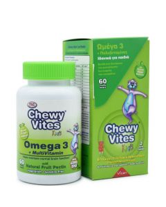 Vican Chewy Vites Jelly Bears Πολυβιταμινούχα Ζελεδάκια με Ω3 για Παιδιά 60ζελεδάκια