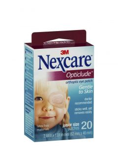 3M Nexcare Opticlude Οφθαλμικά Επιθέματα για Παιδιά σε Μπεζ 6,2cm x 5cm 20τμχ